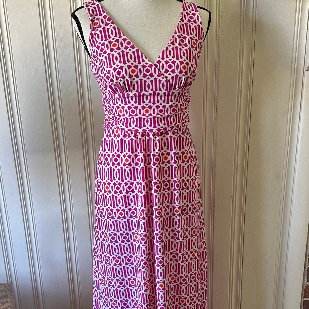 Jude Connally Pink Geometric Patterned Women's Dress Size XS New
